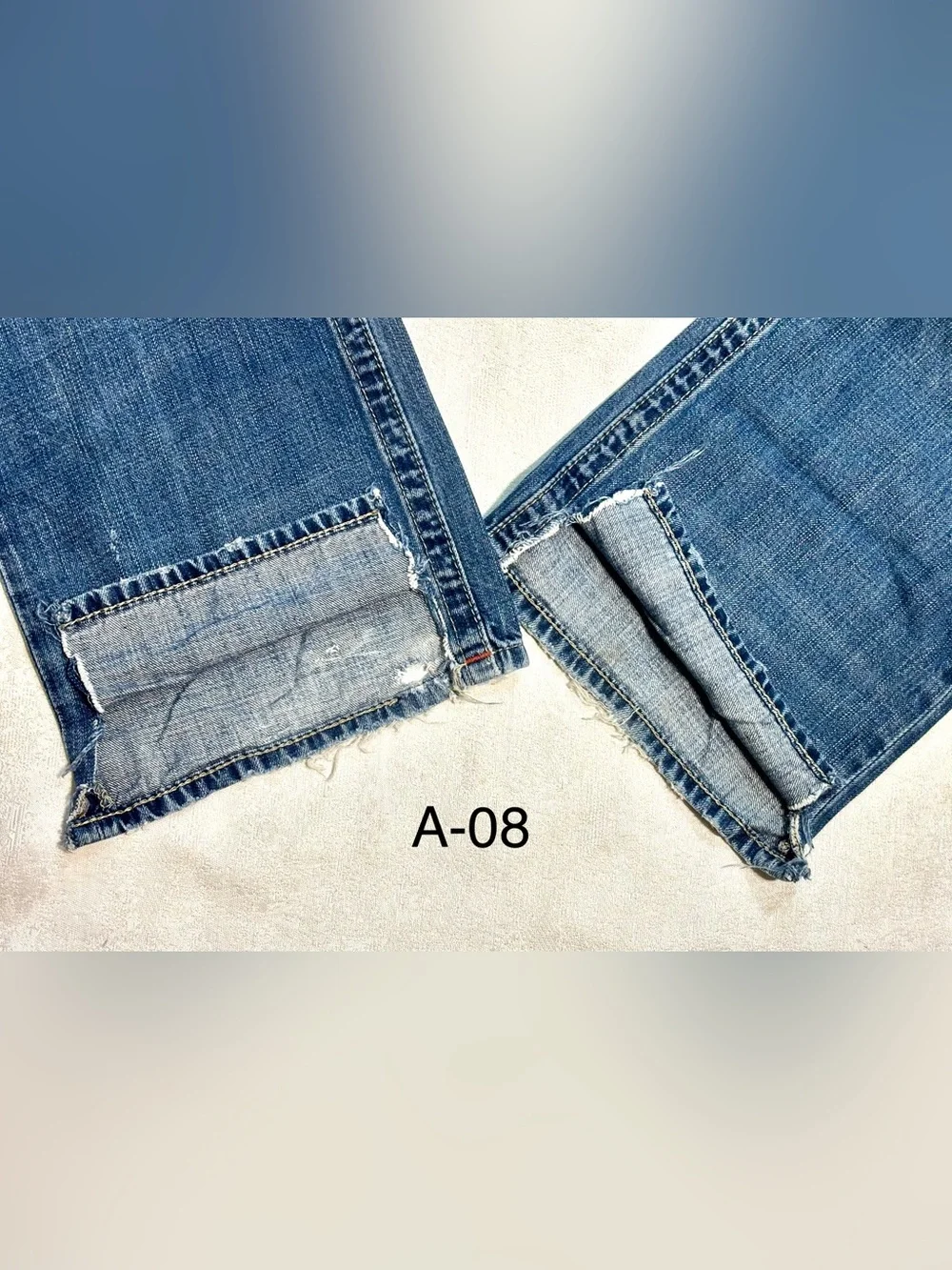True Religion Rickie Straight Men's Light Blue Slim Straight Jeans Size 42
